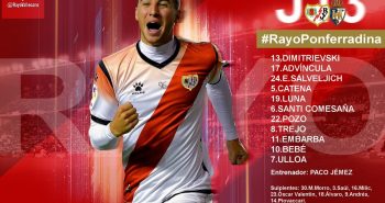 EL ONCE TITULAR (Rayo Vallecano)