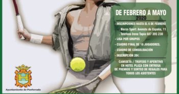 CARTEL IX LIGA DE TENIS PISTA CENTRAL 2019