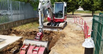 Comienzo obras área canina Rosaleda